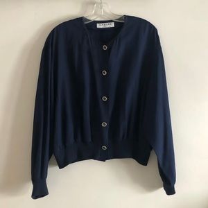 Jaeger silk bomber jacket